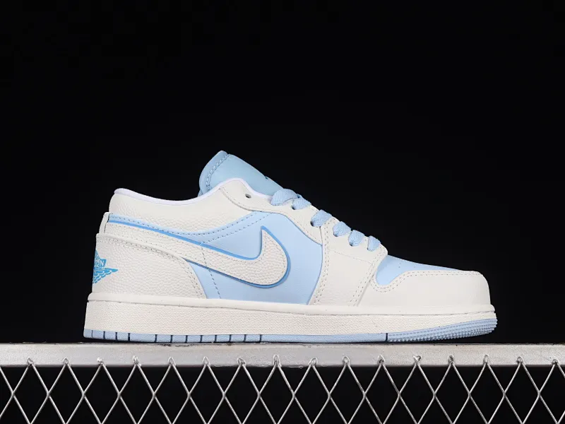 All categories Air Jordan Jordan series basketball shoes Air Jordan 1 Low Z version Air Jordan 1 Low AJ1 Joe 1 ice blue low-top cultural and leisure sports sneakers DV1299-104